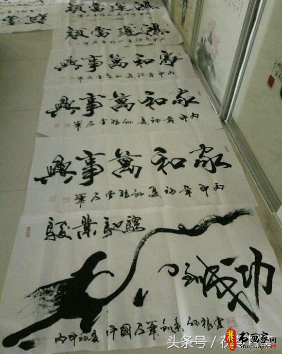 实力派书家孙根堂书法：左手书法堪称一绝，书作有水平更有创意-4.jpg