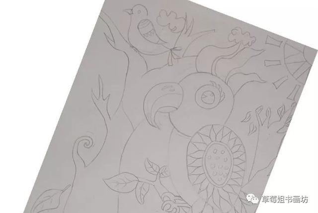 教程 | 儿童创意画《金刚鹦鹉》-5.jpg