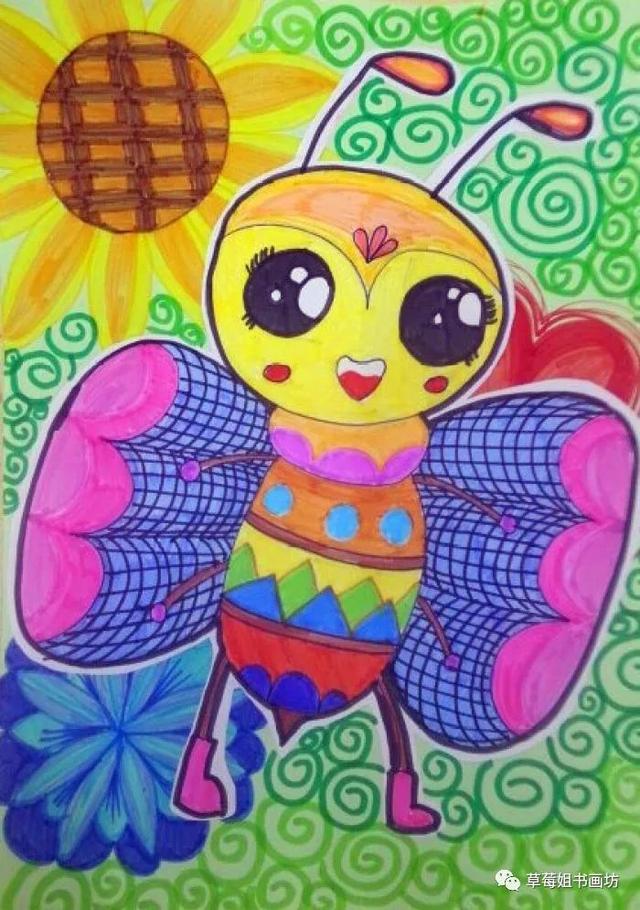 教程 | 综合材料之儿童创意画《花丛中的小蜜蜂》-24.jpg
