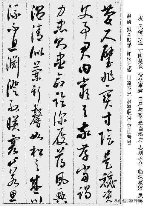 值得收藏学习的书法作品，启功《草书千字文》附释字-6.jpg