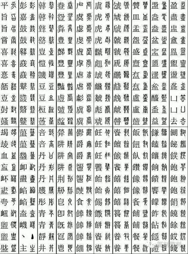 坚决收藏学习！11219个字楷篆对应表，感谢分享-14.jpg