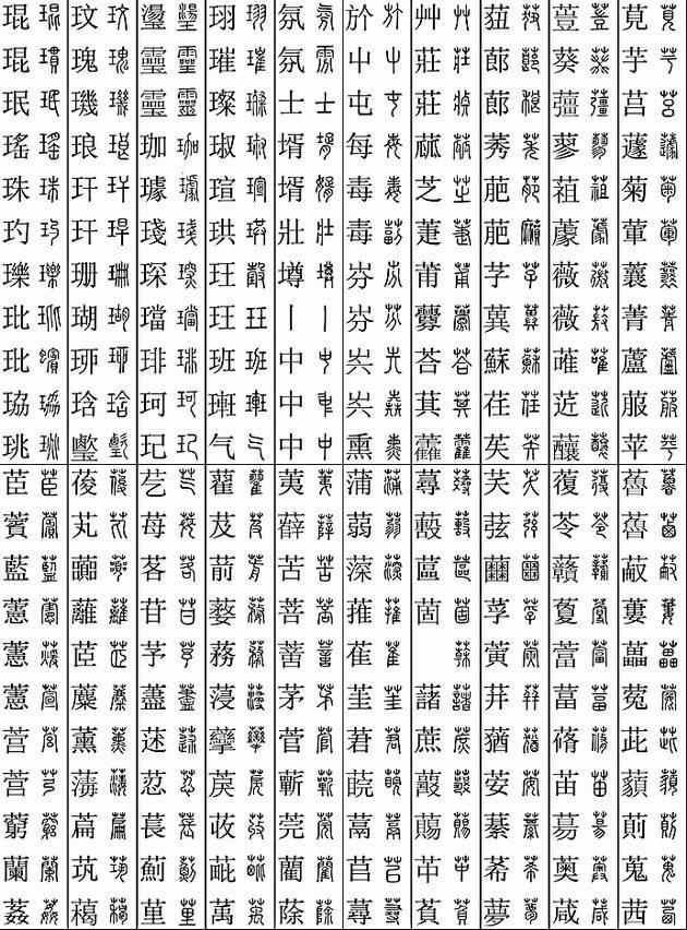 坚决收藏学习！11219个字楷篆对应表，感谢分享-15.jpg