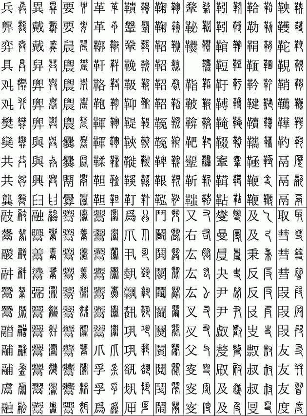 坚决收藏学习！11219个字楷篆对应表，感谢分享-22.jpg