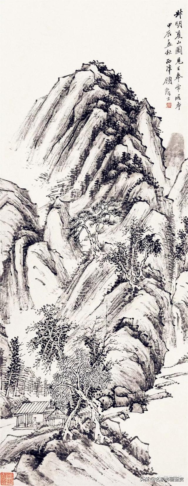 过云楼”楼主——顾麟士山水作品50幅-17.jpg