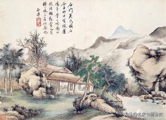 过云楼”楼主——顾麟士山水作品50幅-40.jpg