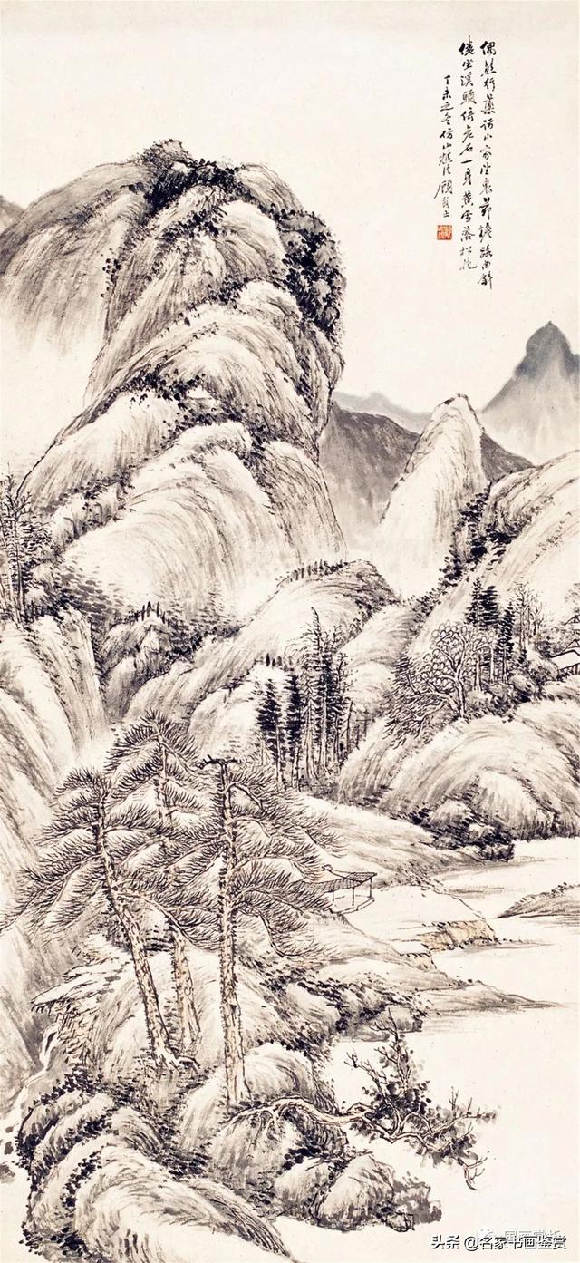 过云楼”楼主——顾麟士山水作品50幅-45.jpg