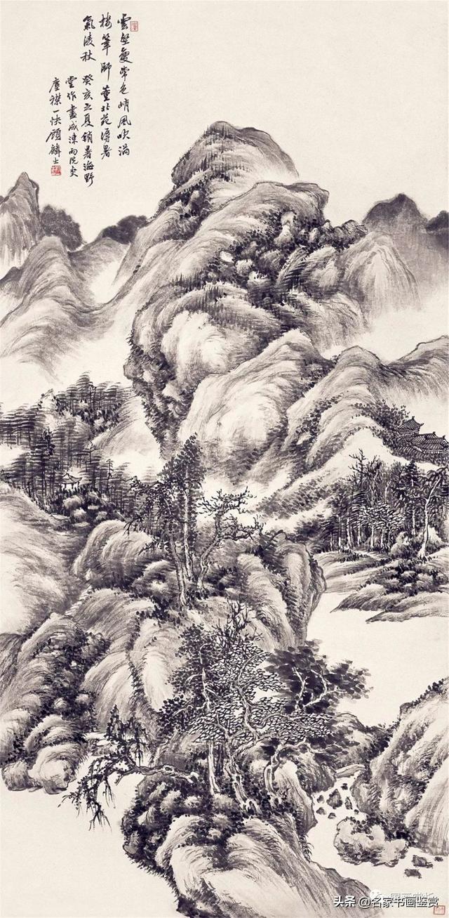 过云楼”楼主——顾麟士山水作品50幅-46.jpg
