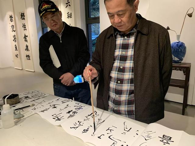 现场报道｜梦见老齐·齐剑南书画艺术周年纪念展于朗禾空间开幕-35.jpg