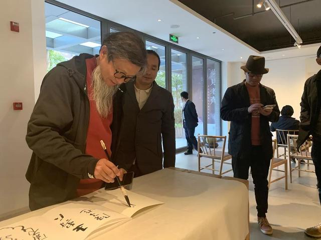 现场报道｜梦见老齐·齐剑南书画艺术周年纪念展于朗禾空间开幕-42.jpg