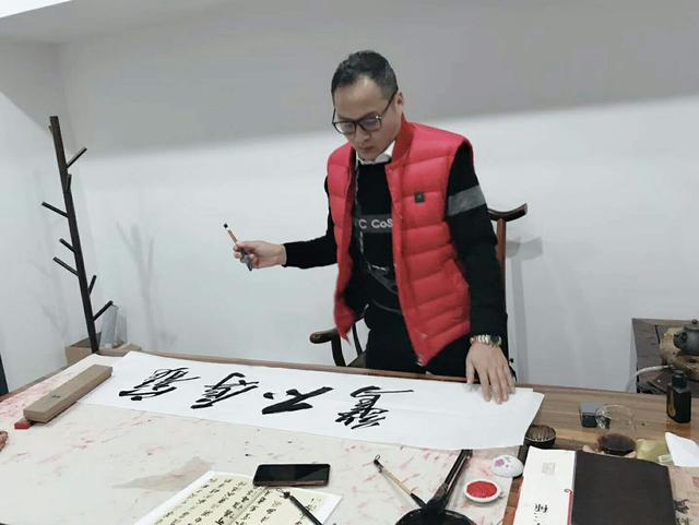满江红 写怀   诗人书法家王伟知止书法佳作之一百二十九-8.jpg