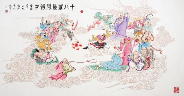 武风文逸——单俊义书画作品展在中国画都潍坊十笏园开幕-8.jpg