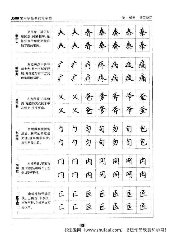 坚决收藏学习！《3500常用字楷书钢笔字帖》全集，感谢点赞转发-13.jpg
