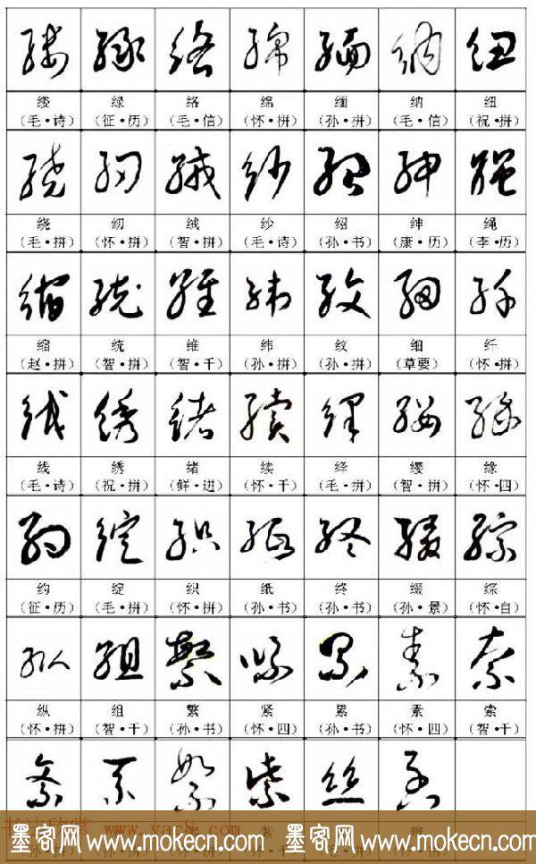 《名帖名家草书字帖范字》，值得学习，感谢分享转发-4.jpg