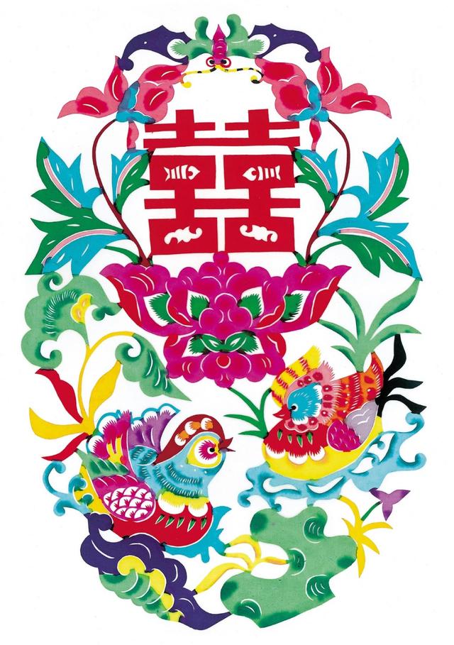 结婚「囍」字！传统创意双喜剪纸作品-7.jpg
