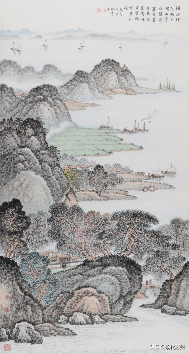 吴中胥口书画作品展美呆了，巜太湖春秋》巨幅长卷亮相省美-17.jpg