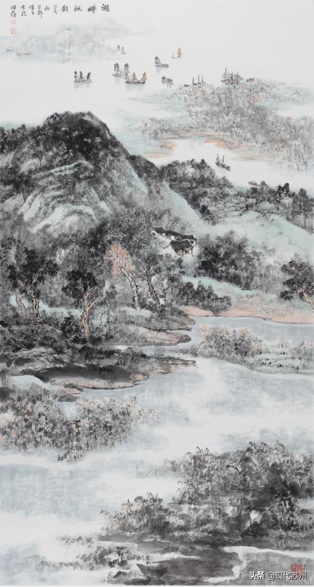 吴中胥口书画作品展美呆了，巜太湖春秋》巨幅长卷亮相省美-24.jpg
