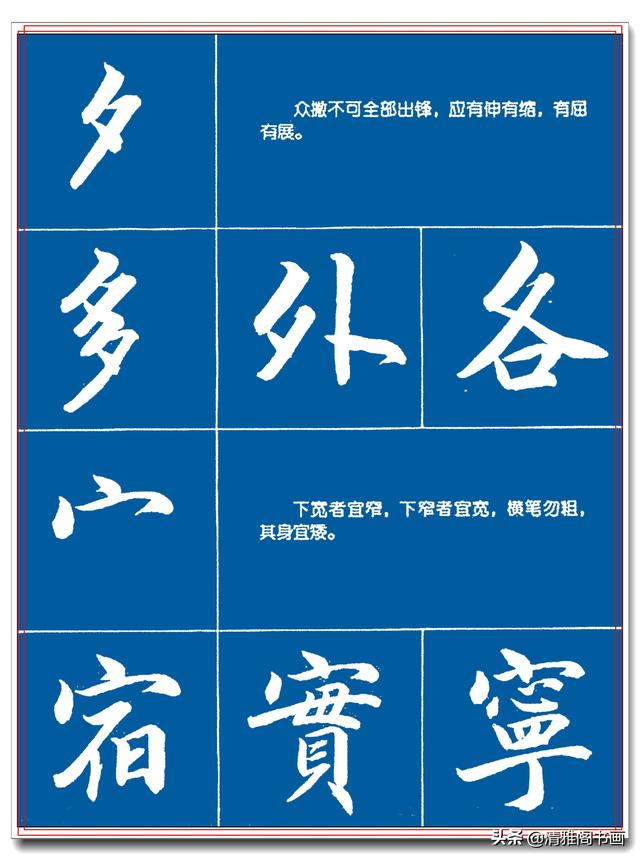 31幅提升书法的笔法详解图，笔法遒丽骨气树立的技巧，让字有魔力-23.jpg