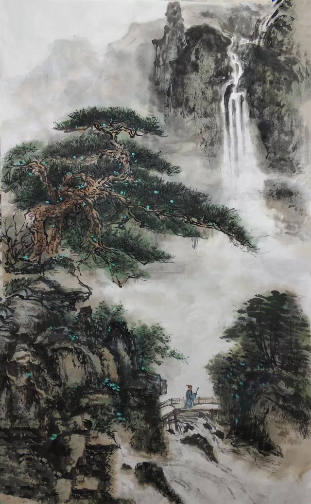 「艺术中国 ◆ 金鼠迎春」——冯官印绘画作品欣赏-9.jpg