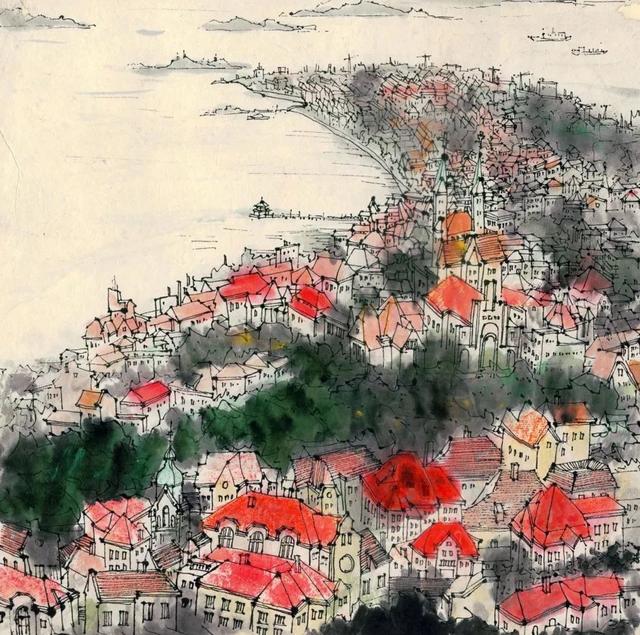 「艺术中国，金鼠迎春」——周长亮建筑画创意欣赏-6.jpg