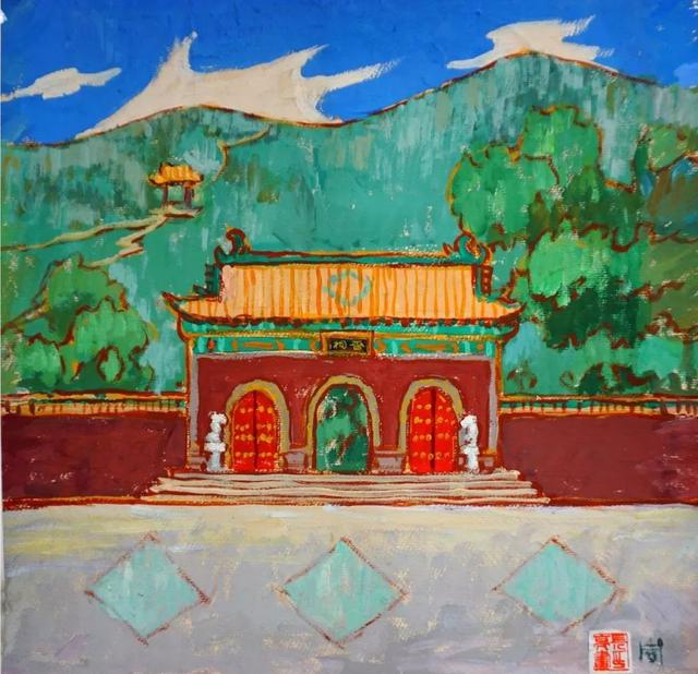 「艺术中国，金鼠迎春」——周长亮建筑画创意欣赏-9.jpg