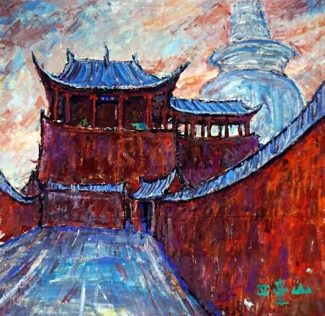 「艺术中国，金鼠迎春」——周长亮建筑画创意欣赏-11.jpg