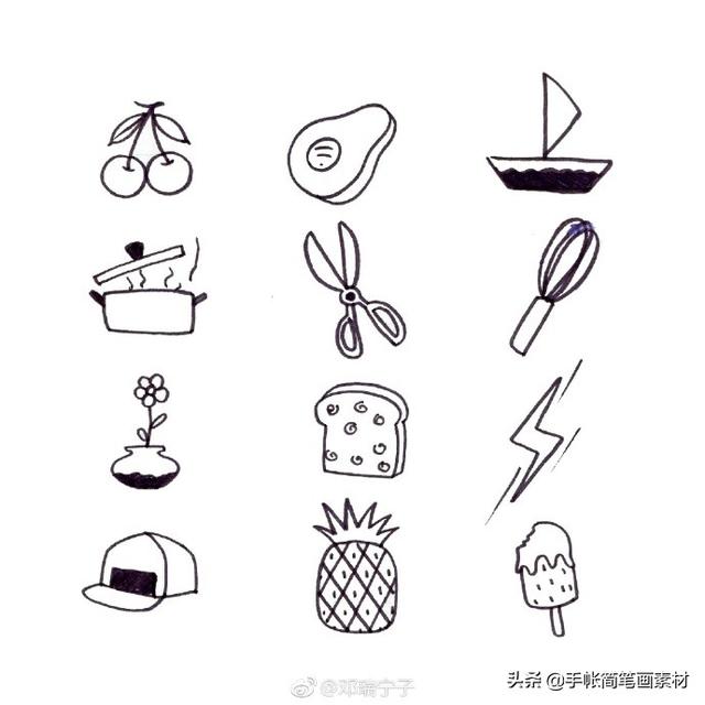 上百种简笔画素材，收藏备用吧-5.jpg