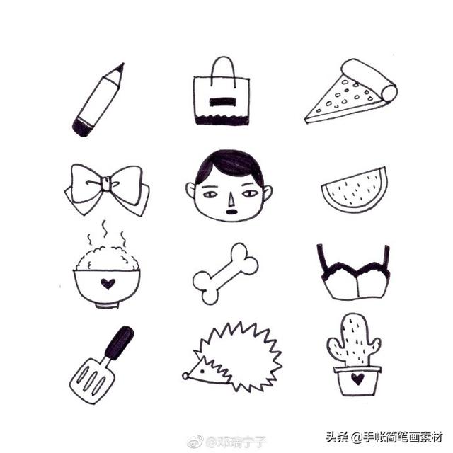 上百种简笔画素材，收藏备用吧-7.jpg
