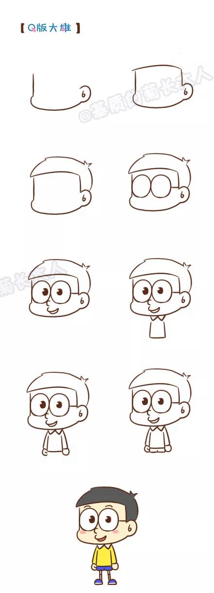 不会画画？一大波简笔画详细分步手绘教程，喜欢画画和手账的小仙女们看过来！-4.jpg