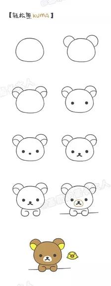 不会画画？一大波简笔画详细分步手绘教程，喜欢画画和手账的小仙女们看过来！-6.jpg