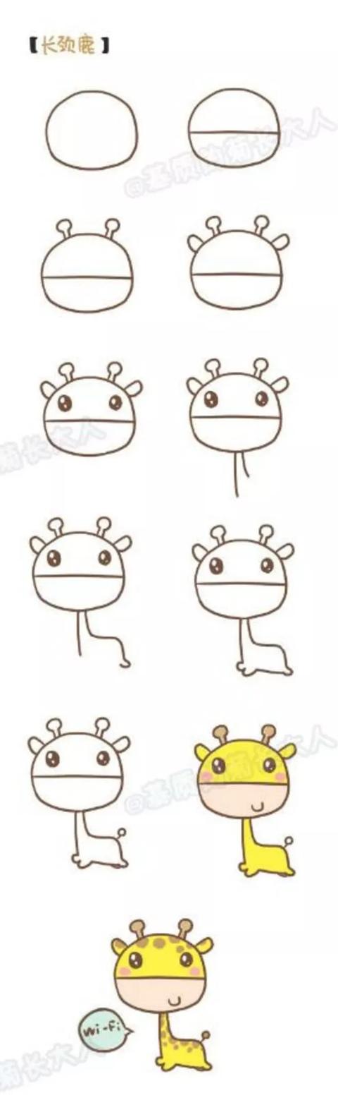 不会画画？一大波简笔画详细分步手绘教程，喜欢画画和手账的小仙女们看过来！-12.jpg