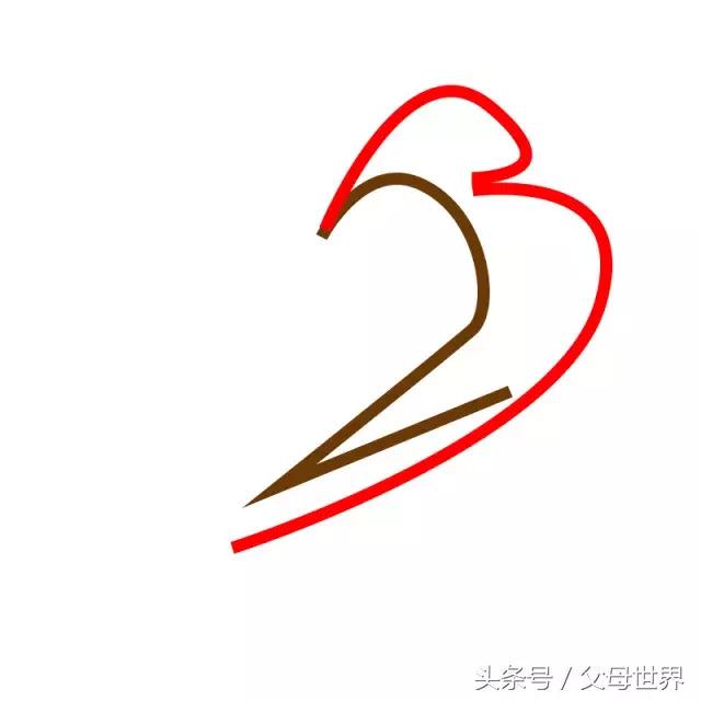 超萌数字简笔画，写一个数字就能画一个小动物！收藏带宝宝画起来-9.jpg