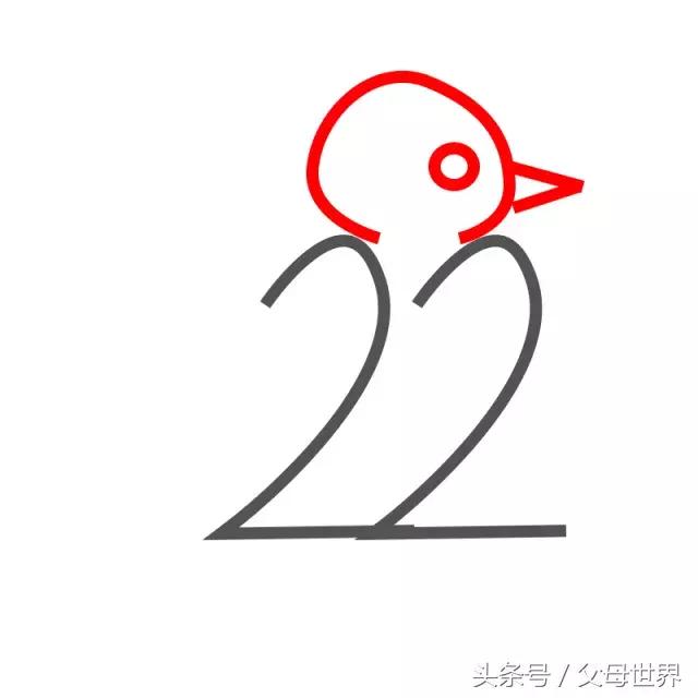 超萌数字简笔画，写一个数字就能画一个小动物！收藏带宝宝画起来-20.jpg