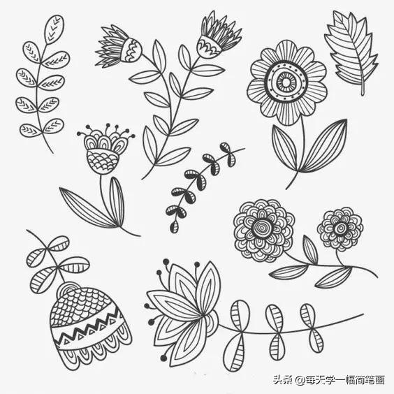 每天学一幅简笔画--2000个手帐绘画小素材，够你画一整年的了-7.jpg