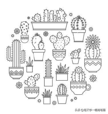 每天学一幅简笔画--2000个手帐绘画小素材，够你画一整年的了-15.jpg