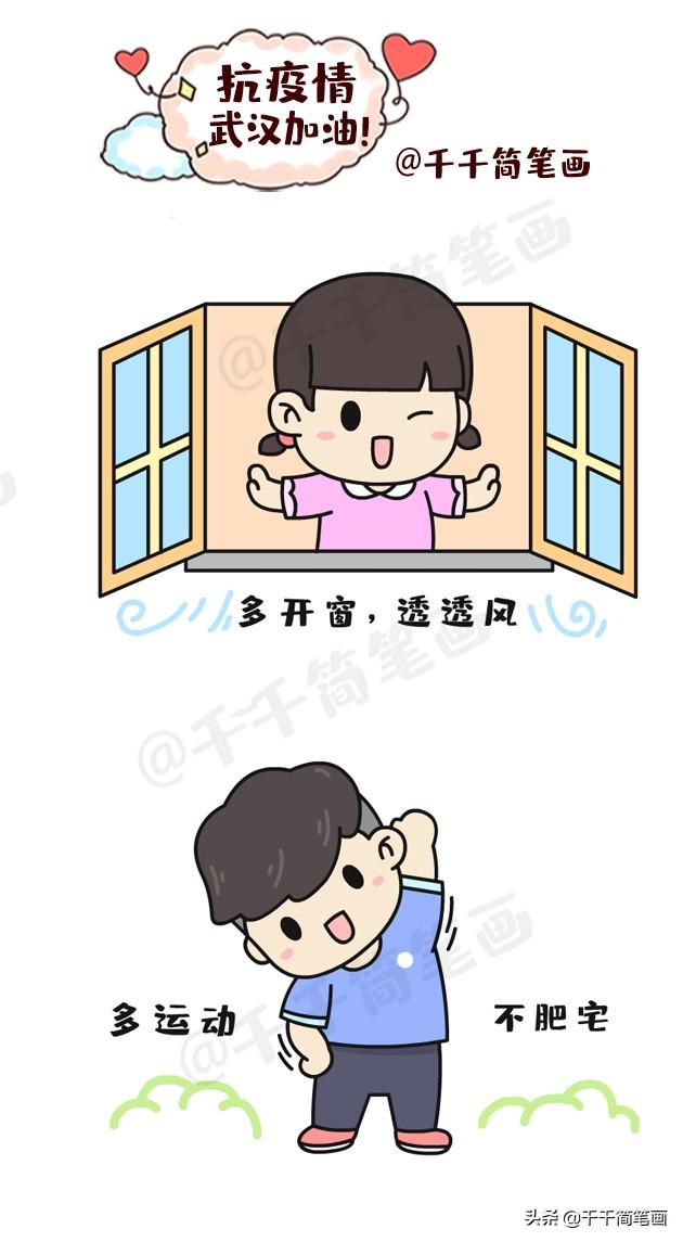 为孩子创作的战“疫”简笔画，新型冠状病毒儿童画大全，转发收藏-7.jpg