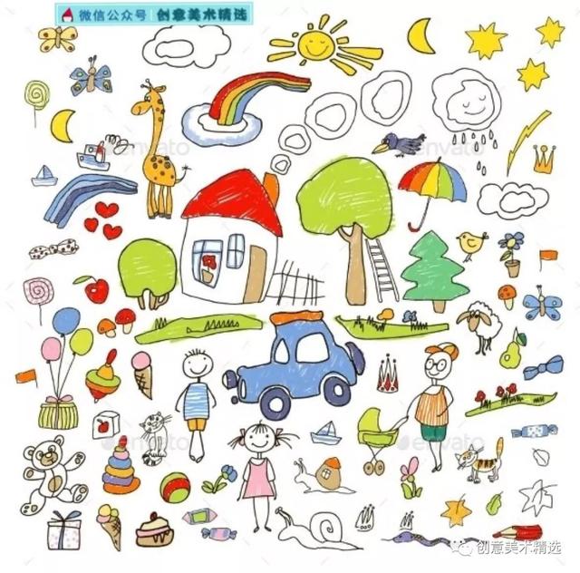 600多个儿童主题简笔画作品分享，不怕没有素材给孩子画，收藏了-28.jpg