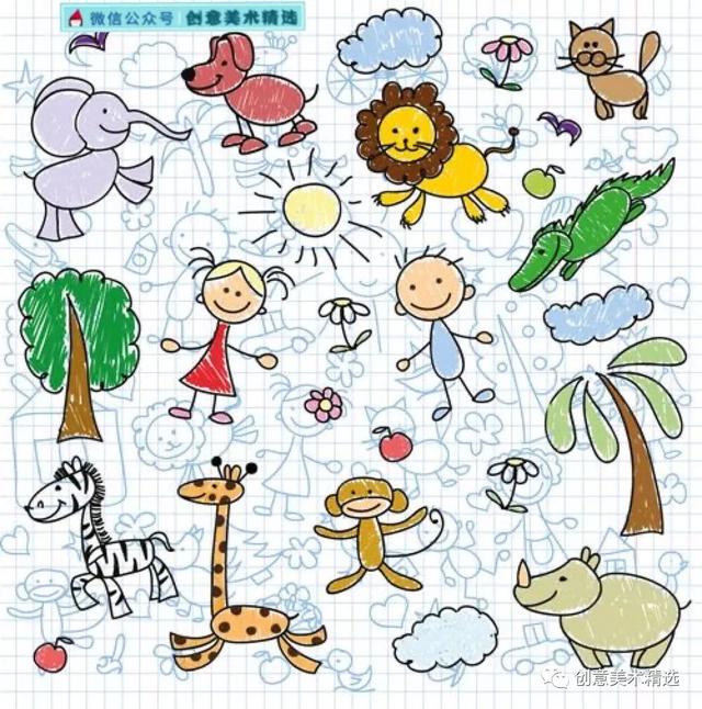 600多个儿童主题简笔画作品分享，不怕没有素材给孩子画，收藏了-27.jpg