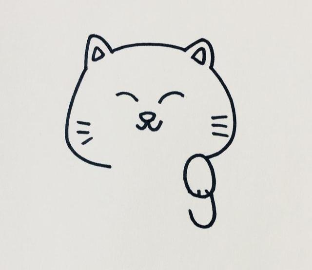 每天一张简笔画 | 招财猫（内含详细步骤）-4.jpg