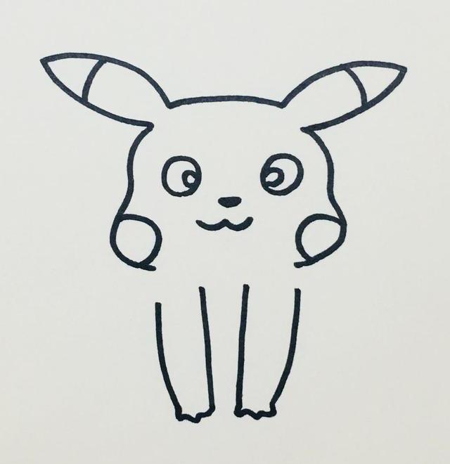 每天一张简笔画 | 比卡丘（内含详细步骤）-5.jpg