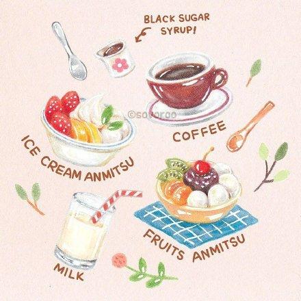 敲可爱的美食简笔画手账，喜欢的朋友可以动手画一画哦-24.jpg