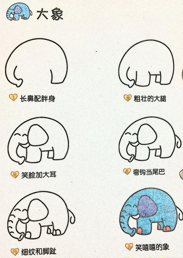 6步完成简笔画，宅家孩子的好帮手，超喜欢-4.jpg