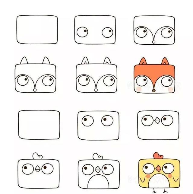 18个超简单简笔画，适合3岁以上宅家不上学的宝宝-8.jpg