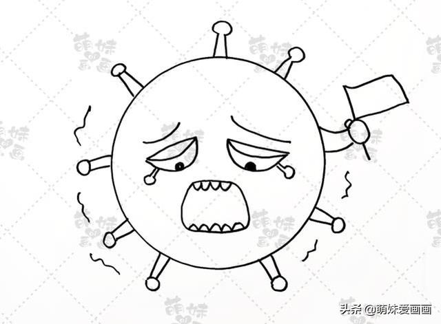 停课不停学！在家也能画抗疫情主题简笔画元素，一起为武汉加油-9.jpg
