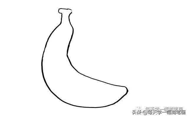 每天学一幅简笔画--两个香蕉简笔画步骤图片大全-10.jpg