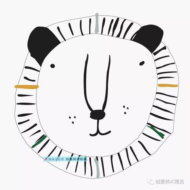 18个色彩艳丽可爱萌的简笔画动物作品分享-14.jpg