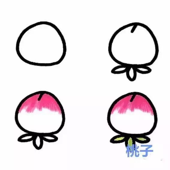 这些水果简笔画简单易学，特别适合幼儿园和小学的孩子，收藏-22.jpg