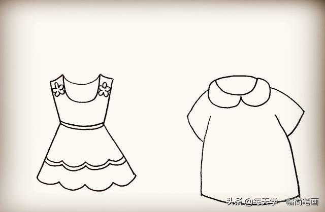 每天学一幅简笔画--60种衣服的简单简笔画画法，附教程-9.jpg