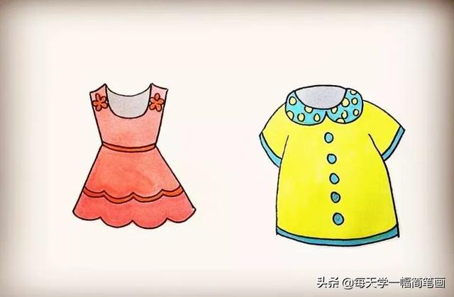 每天学一幅简笔画--60种衣服的简单简笔画画法，附教程-13.jpg