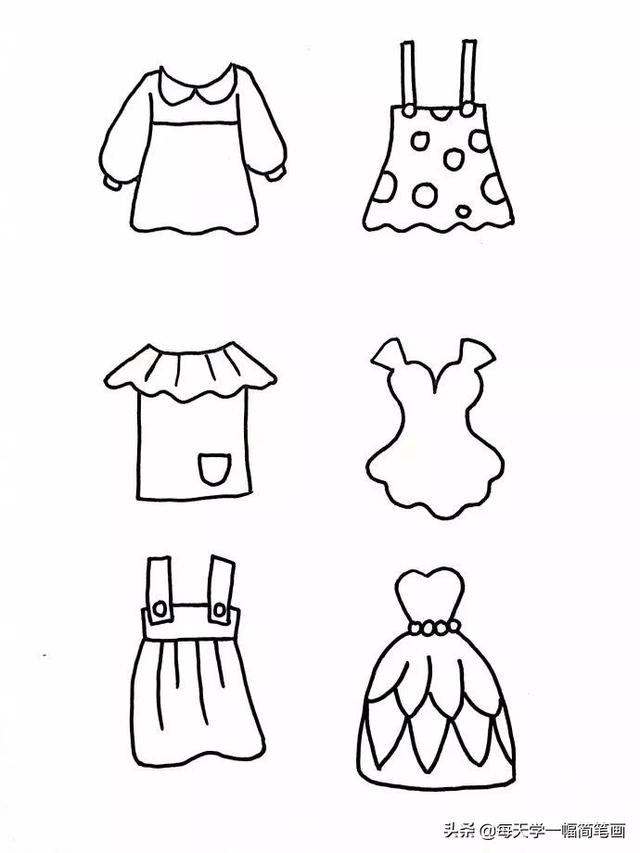 每天学一幅简笔画--60种衣服的简单简笔画画法，附教程-15.jpg