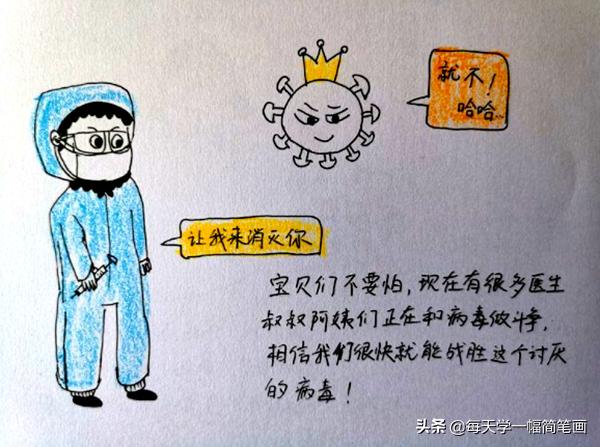送给孩子们的新型冠状病毒简笔画-8.jpg